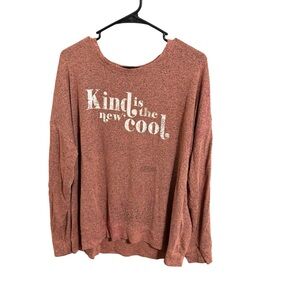 Women’s Maurice’s “Kind is the new cool” Long Sleeve Burnt Orange Size 1X
